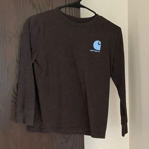 Carhartt Dark Brown Long Sleeve Tee